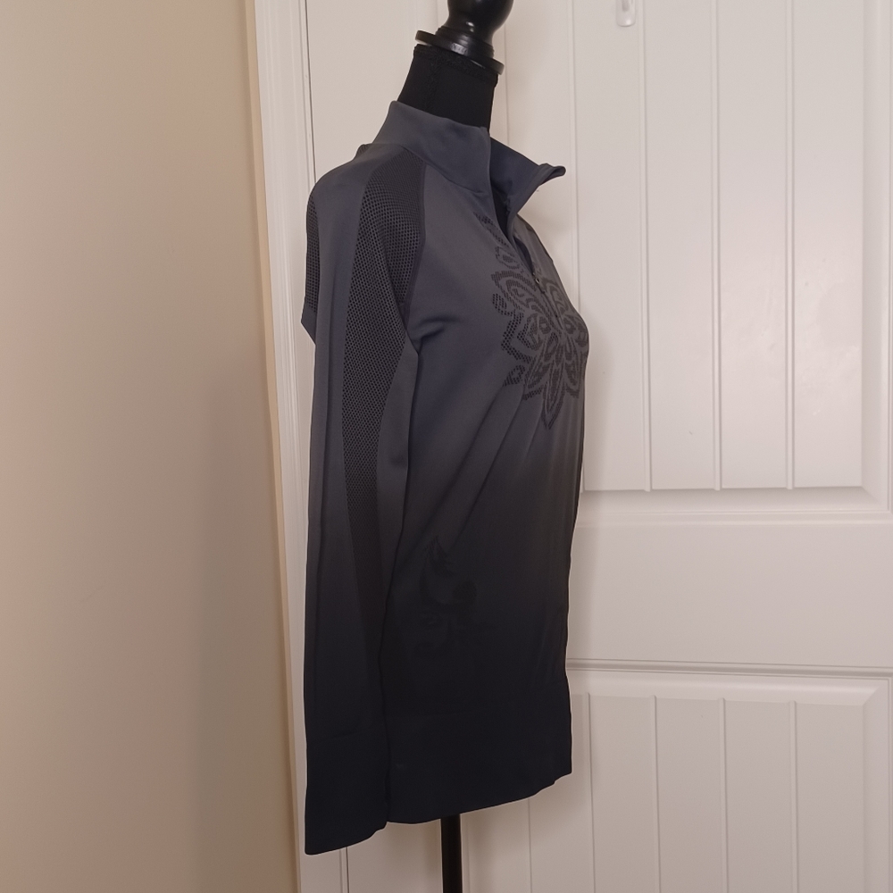 Athleta Quarter Zip Ombre Tech Pullover Active To… - image 3